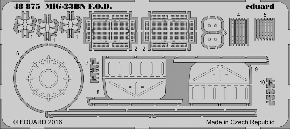 Eduard 48875 MiG-23BN FOD 1/48 TROMPETTE