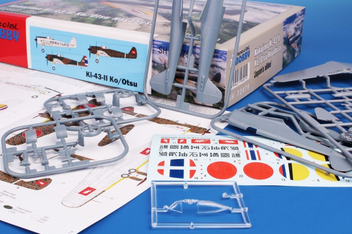 Special Hobby 72479 Nakajima Ki-43-II Ko/Otsu Hayabusa &amp;#39;Les alliés du Japon&amp;#39; 1/72 – Bild 3