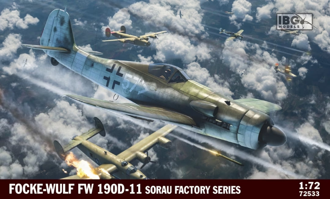 IBG 72533 Focke-Wulf Fw 190 D-11 Sorau Factory Série 1/72