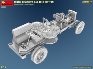 Miniart 39023 MODÈLE DE VOITURE BLINDÉE AUSTIN 1918. SERVICE BRITANNIQUE DUNSTERFORCE. KIT INTÉRIEUR 1/35 – immagine 5