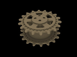 Roues motrices Panzer Art RE35-095 pour Panther / Jagdpanther (modèle final) 1/35 – immagine 2
