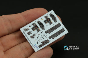 Intérieur imprimé en 3D et coloré sur papier décalcomanie Quinta Studio QD48150 F-104S (Hasegawa) 1/48 – immagine 10