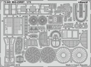 Eduard 73649 MiG-25RBT 1/72 ICM  – imagen 2