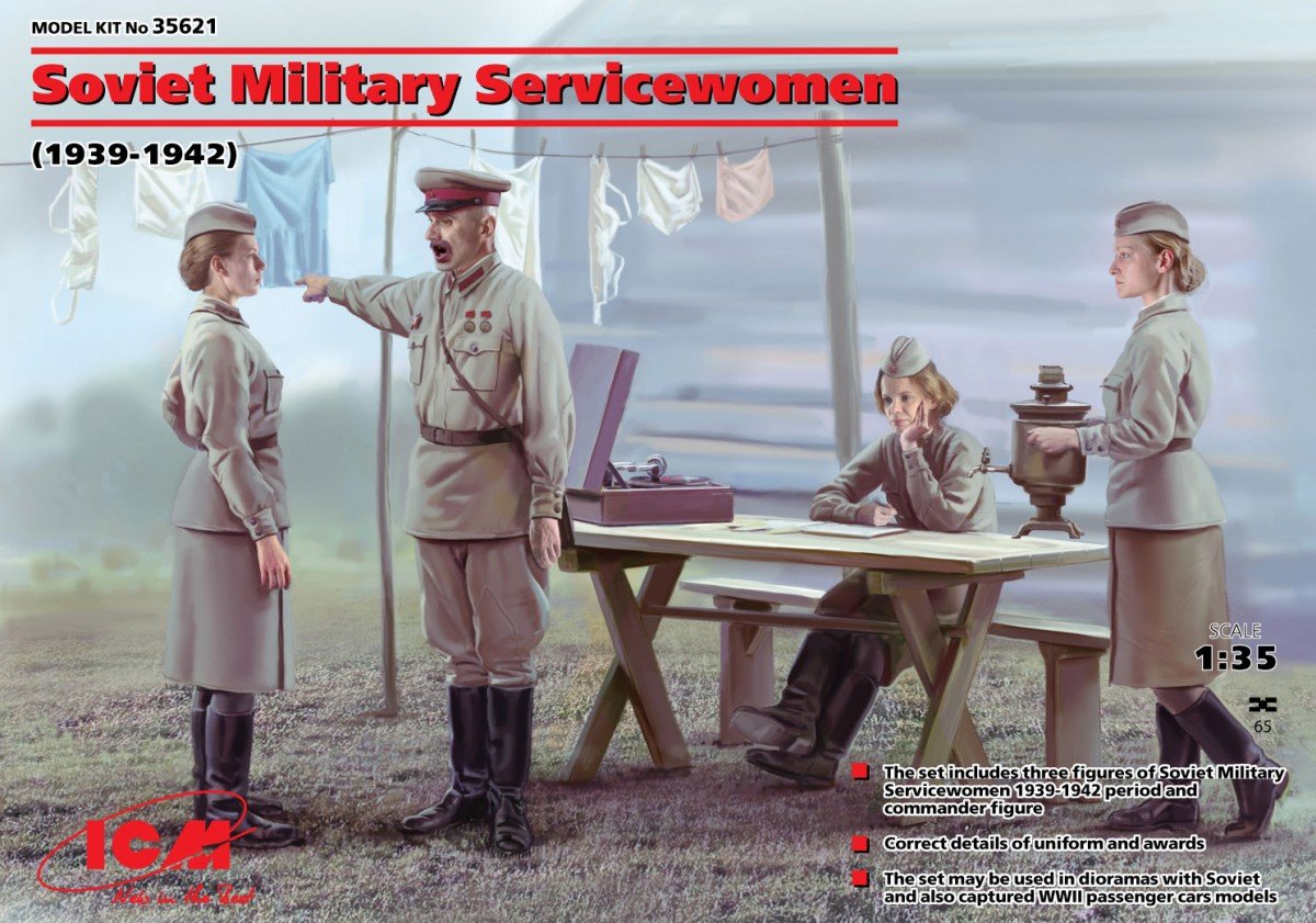 ICM 35621 Femmes militaires soviétiques (1939) (1/35)