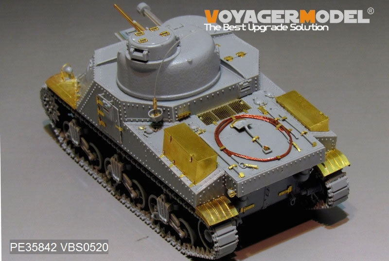Maquette Voyager PE35842 Char moyen américain M3A4 Lee de la Seconde Guerre mondiale (modèle de base) pour TAKOM 2085 au 1/35 – imagen 7