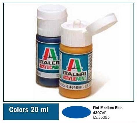 Italeri 4307AP FLAT MEDIUM BLUE 20ml