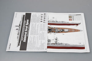 Trumpeter 05316 Cuirassé de poche allemand Amiral Graf Spee (1/350) – image 7