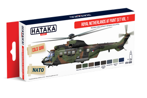 Hataka HTK-AS80 Royal Pays-Bas AF ensemble de peinture vol. 1 8x17ml.