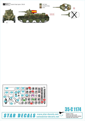 Star Decals 35-C1174 Guerre civile espagnole n° 6 1/35 – immagine 2