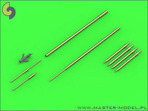 Master AM-48-120 Su-9 / Su-11 (Fishpot / Fishpot C) - Tubes pilotes et têtes de rails de missiles 1/48 – immagine 6