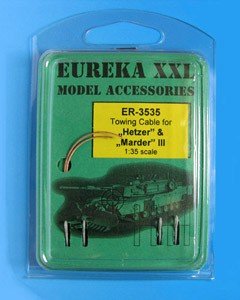 Eureka XXL ER-3535 Câble de remorquage pour Jagdpanzer Hetzer, Marder III et dérivés 1/35