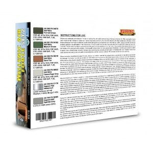 Coffret de peinture acrylique Lifecolor XS16, motif Armée de l&amp;#39;air hellénique, lot de 2 (6 x 22 ml). – immagine 2