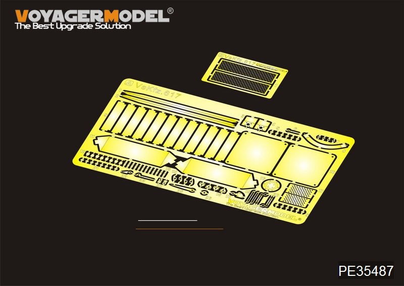 Maquette Voyager PE35487 VsKfz.617 allemand de la Seconde Guerre mondiale pour MENG SS-001 1/35