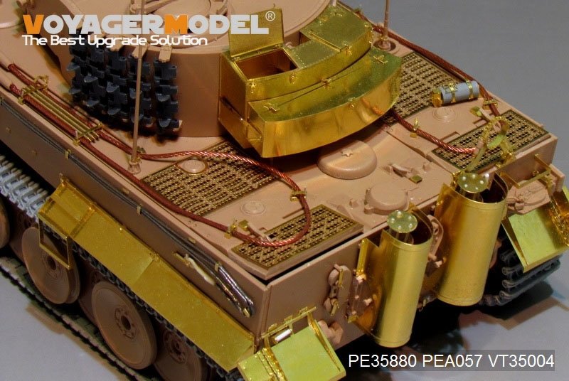 Maquette Voyager PE35880, char allemand Tiger I MID de la Seconde Guerre mondiale, pour RMF au 1/35 – image 6