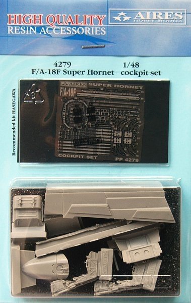 Ensemble cockpit Aires 4279 F/A 18F Super Hornet 1/48 HASEGAWA