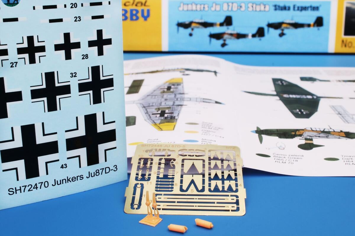 Special Hobby 72470 Junkers Ju 87D-3 Stuka &amp;#39;Stuka Experten&amp;#39; 1/72 – immagine 10
