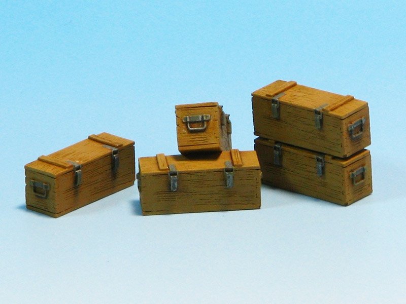 Boîtes à munitions en bois Eureka XXL E-014 pour canon de 5 cm Kw.K.39 au 1/35 – immagine 3