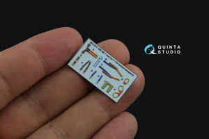 Intérieur imprimé en 3D et coloré sur papier décalcomanie Quinta Studio QD72100 F-104G (Hasegawa) 1/72 – image 7