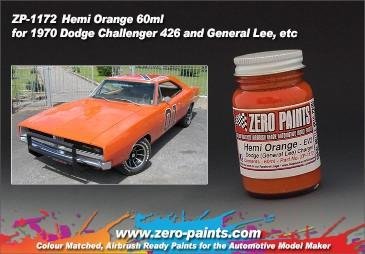 Peinture Zero Paints ZP-1172 Hemi Orange (General Lee) 60 ml