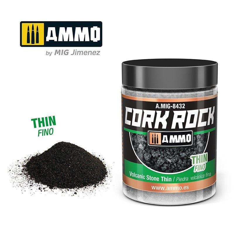 AMMO de Mig Jimenez 8432 CREATE CORK Roche Volcanique Fine 100ml 