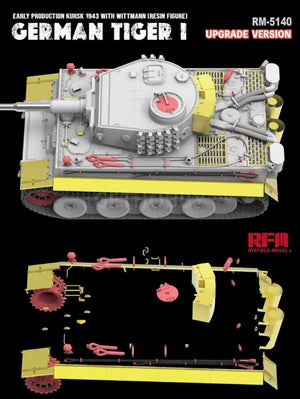 Maquette Rye Field Model 5140 Tiger I, version améliorée Wittmann Kursk 1943 (première production) à l&amp;#39;échelle 1/35 – immagine 4