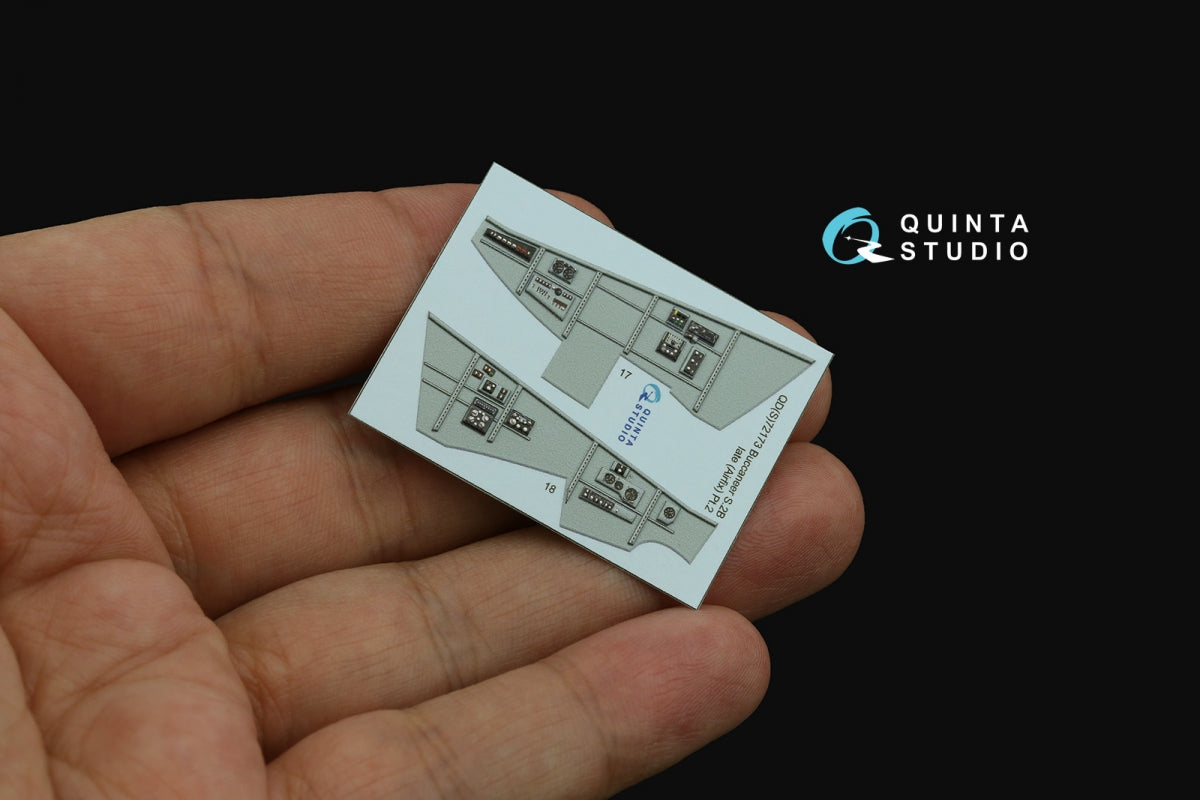 Quinta Studio QDS-72173 Blackburn Buccanneer S.2B Late 3D-Printed &amp;amp; coloured Interior on decal paper (Airfix) (small version) 1/72 – zdjęcie 4