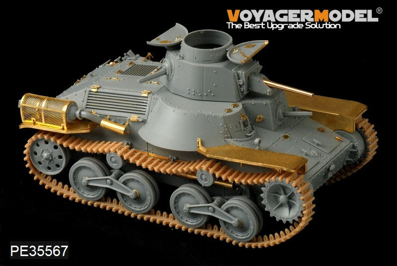 Maquette Voyager PE35567 Char léger japonais Type 95 de la Seconde Guerre mondiale, version initiale, pour DROGON 6767 au 1/35 – imagen 7