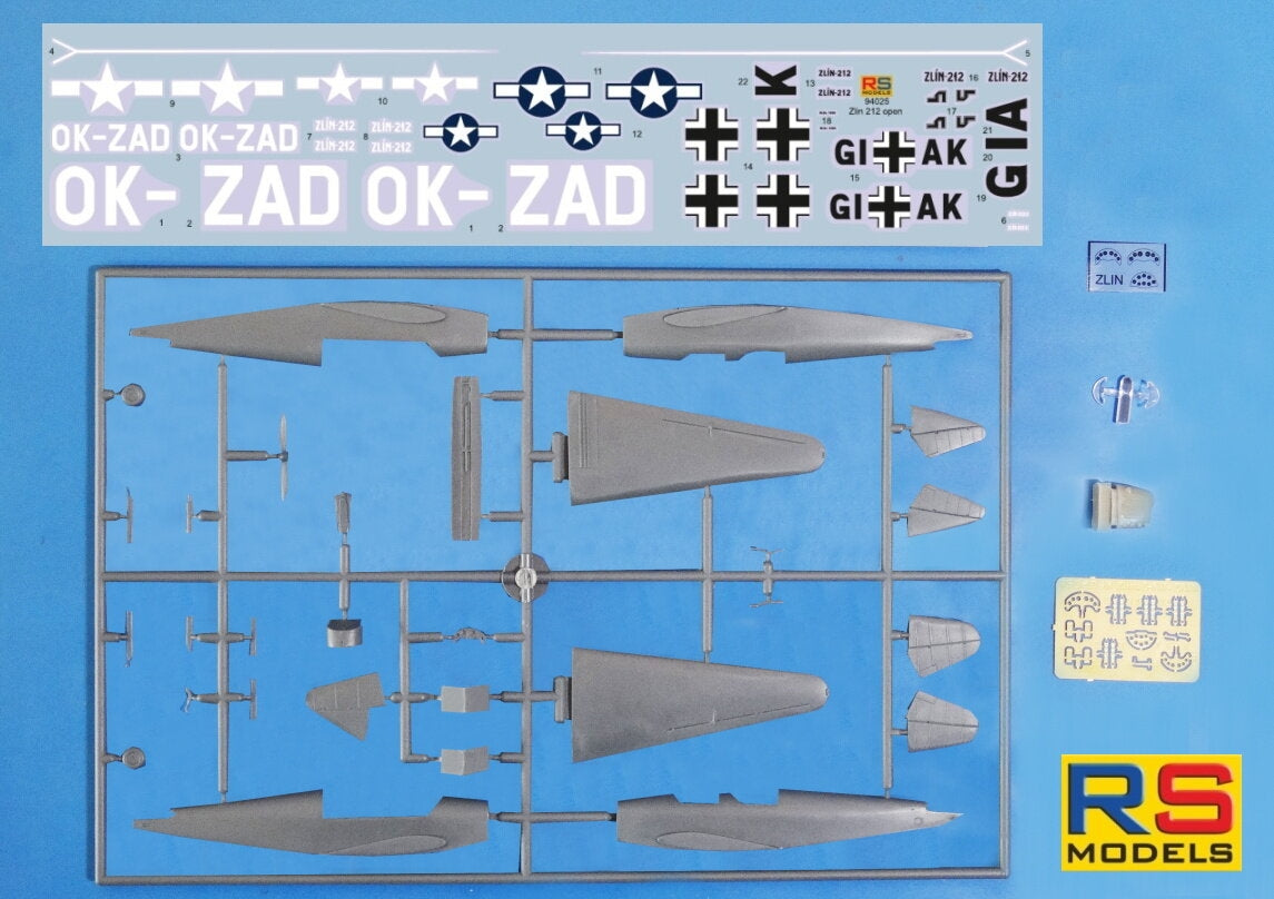 RS Models 92304 Zlin Z-XII Vol. Avion de sport 1/72 – immagine 3