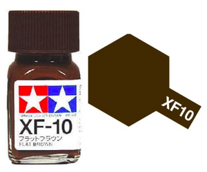 Peinture émail Tamiya XF10 Brun mat (80310)