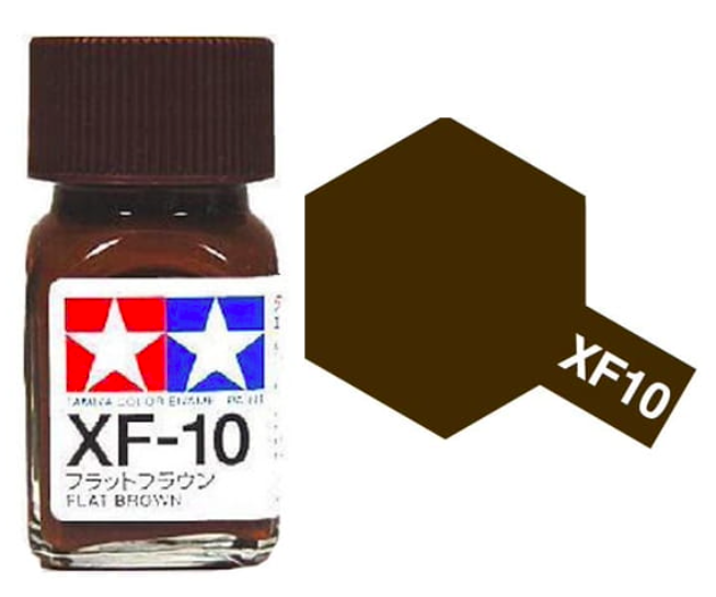 Peinture émail Tamiya XF10 Brun mat (80310)