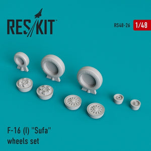 RESKIT RS48-0026 F-16 (I) « Sufa » jeu de roues 1/48
