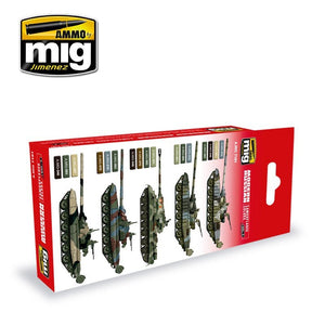 AMMO Mig 7161 Couleurs de camouflage russes modernes Vol. 2 (6 x 17 ml) – Bild 2
