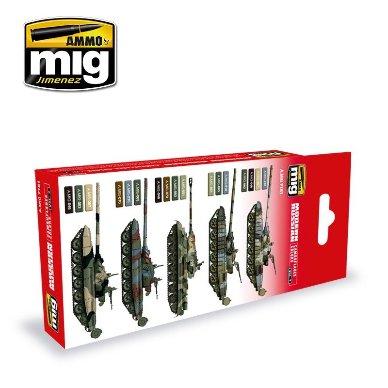 AMMO Mig 7161 Couleurs de camouflage russes modernes Vol. 2 (6 x 17 ml) – Bild 2