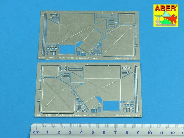 Aber 25020 Boîtes arrière pour (Sd.Kfz. 171) Panther Ausf.A (1/25) – immagine 2
