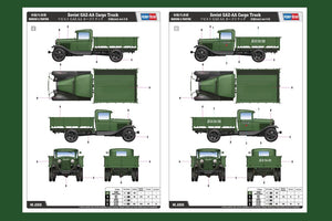 Camion cargo soviétique GAZ-AA Hobby Boss 83836 – immagine 3
