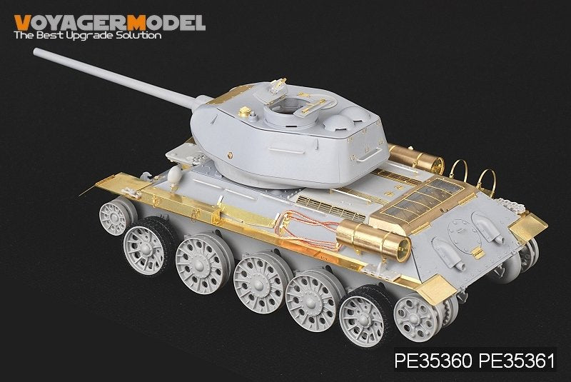 Maquette Voyager PE35360 T-34/85 russe de la Seconde Guerre mondiale pour AFV 35145 au 1/35 – image 3