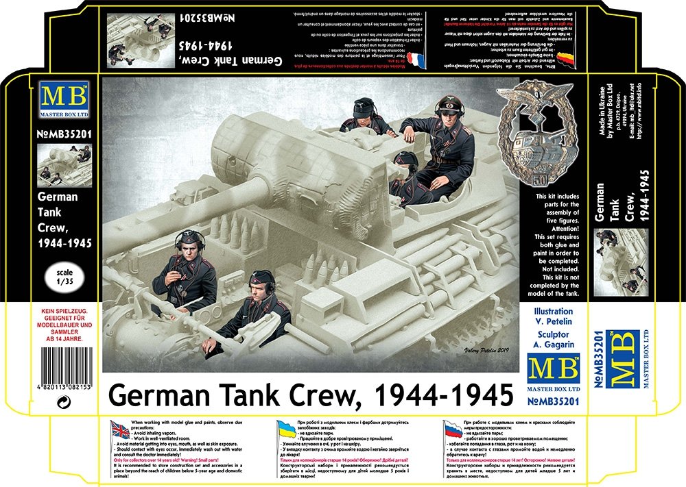 Master Box 35201 Équipage de char allemand, 1944-1945, échelle 1/35 – Bild 2