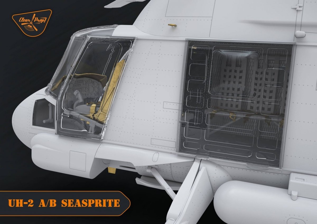 Hélice transparente ! Kit avancé CP72002 UH-2 A/B Seasprite ADVANCED au 1/72 – immagine 5
