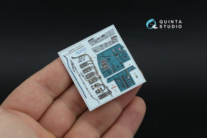 Quinta Studio QD48598 F-15A/F-15C Early/F-15J Early 3D-Printed &amp;amp; colored Interior on decal paper (Hasegawa) 1/48 – image 7