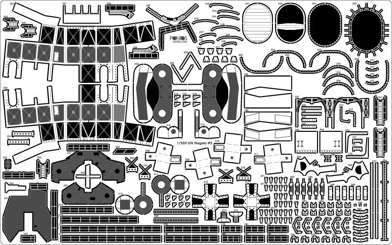 Pontos 35029F1 IJN NAGATO 1941 Ensemble de détail 1/350 – immagine 28