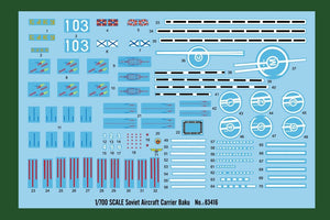 Hobby Boss 83416 Porte-avions soviétique Bakou 1/700 – imagen 5
