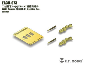 Maquette ET EA35-073 de la mitrailleuse allemande ZB-37 de calibre 38(t) pour maquette DRAGON au 1/35  – image 2
