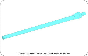 Canon Aber 72L-42 de 100 mm pour SU-100 / Canon russe de 100 mm pour SU-100 à l&amp;#39;échelle 1/72 – Bild 6