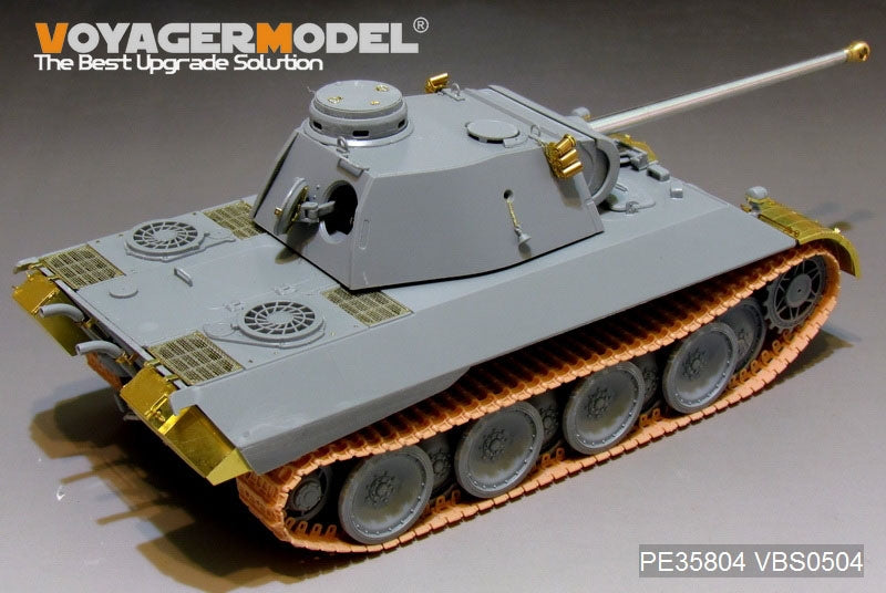 Maquette Voyager PE35804 Panther D V1 allemand de la Seconde Guerre mondiale (modèle de base) pour DROGON 6822 au 1/35 – immagine 7