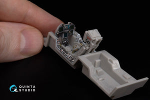Intérieur imprimé en 3D et coloré sur papier décalcomanie Quinta Studio QD48302 F/A-18C (Hasegawa) au 1/48 – image 9