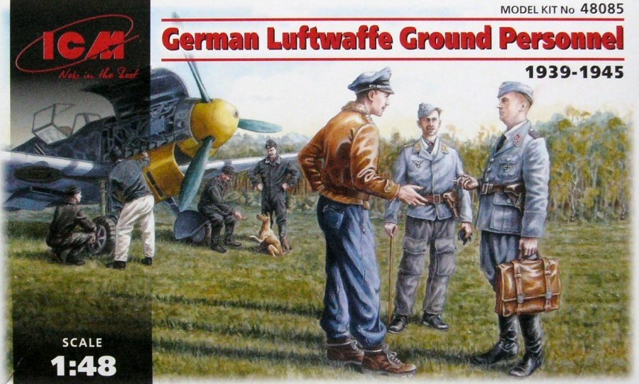 ICM 48085 Personnel au sol de la Luftwaffe allemande 1939-1945 (1/48)