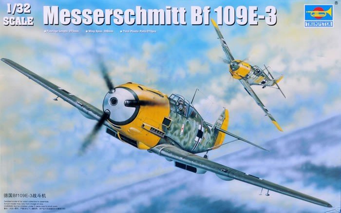 Trompettiste 02288 Messerschmitt Bf-109 E-3 (1/32)