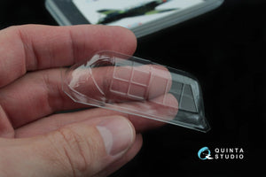 Quinta Studio QC48017 Su-2 verrière transparente sous vide (pour kit Zvezda) 1/48 – Bild 4