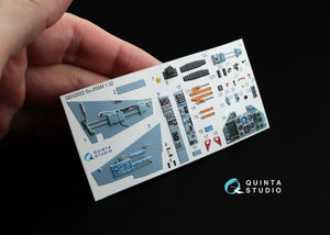 Intérieur imprimé en 3D et coloré sur papier décalcomanie Quinta Studio QD32002 Su-25SM (pour maquette Trumpeter) 1/32 – immagine 6