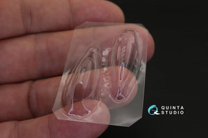 Verrière transparente thermoformée Quinta Studio QC72026 pour MiG-15 (pour maquette Eduard) au 1/72 – image 3